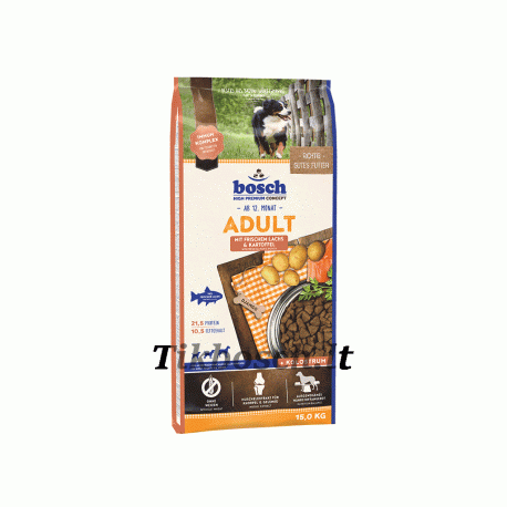 Bosch ADULT SALMON & POTATO 15kg + 3kg DOVANŲ!